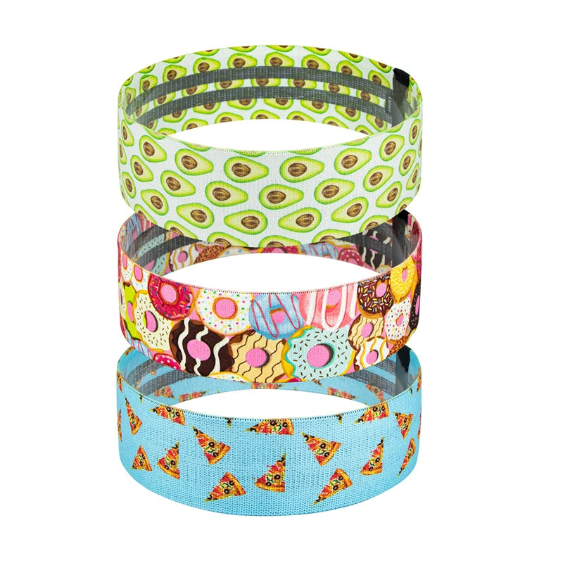 Booty Fabric Resistance Bands Set Hip Exercise Loops Elastic Bands Fitness Gym equipment Sports Legs Glute And Thighs Training