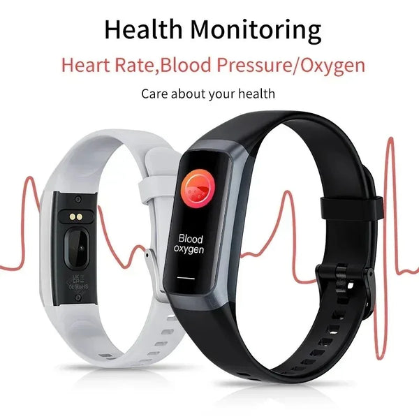 1.1 Inch Amoled Smart Watch Smartwatch Band Women Heart Rate Monitoring Waterproof Men Smart Bracelet Sport Fitness Tracker