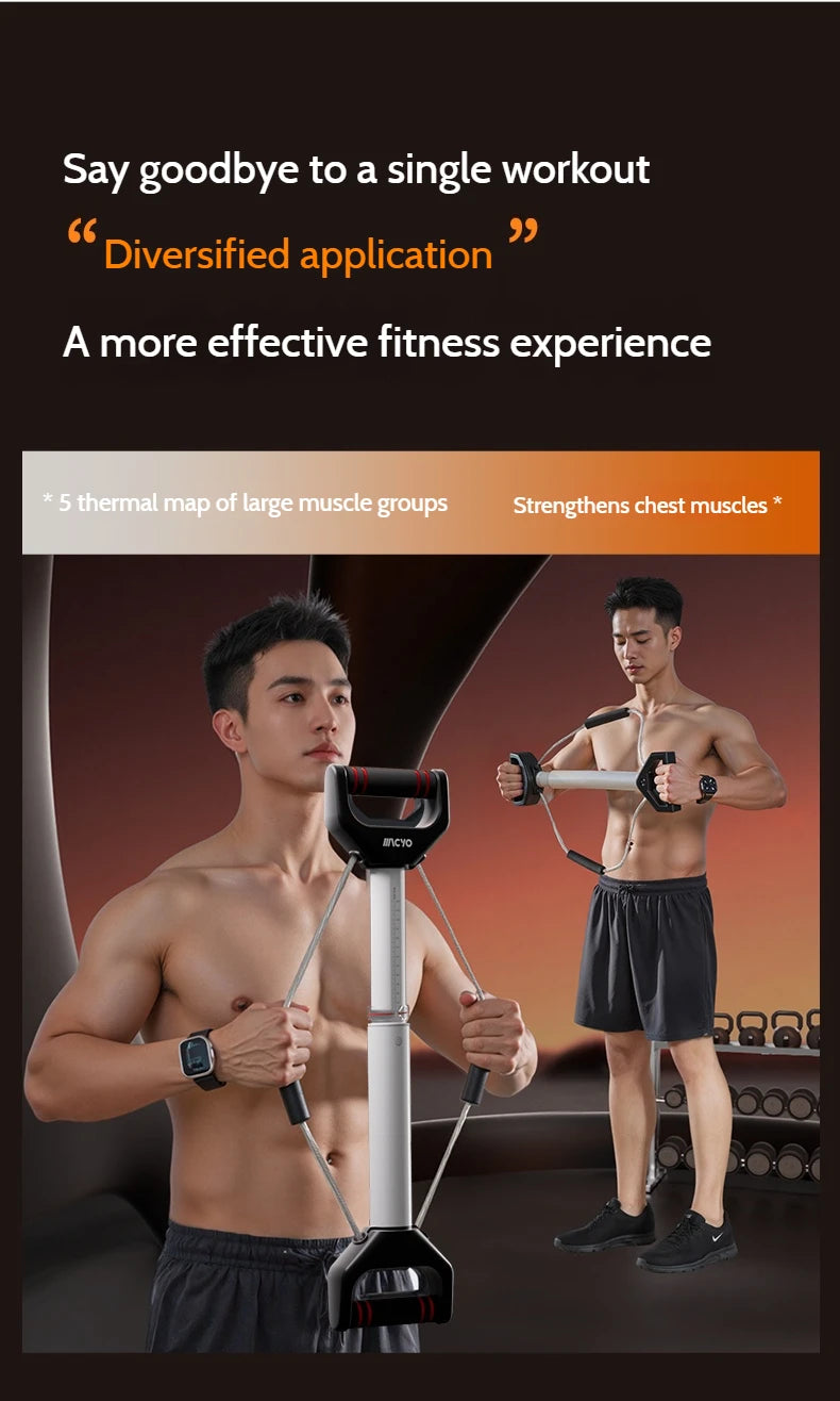 2025 Adjustable Muscle Trainer Full Body Resistance Bands for Men Women Home Travel Core ABS Glutes Workout Equipment