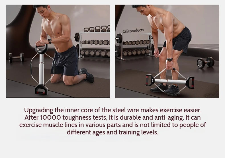 2025 Adjustable Muscle Trainer Full Body Resistance Bands for Men Women Home Travel Core ABS Glutes Workout Equipment