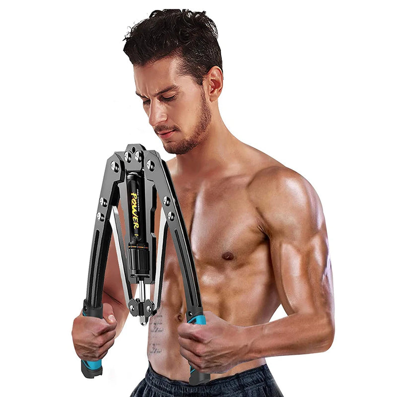 Adjustable Hydraulic Power Twister, Arm Forearm Exerciser, Chest Expander for Arm, Biceps, Abdomen, Muscle Strength Training