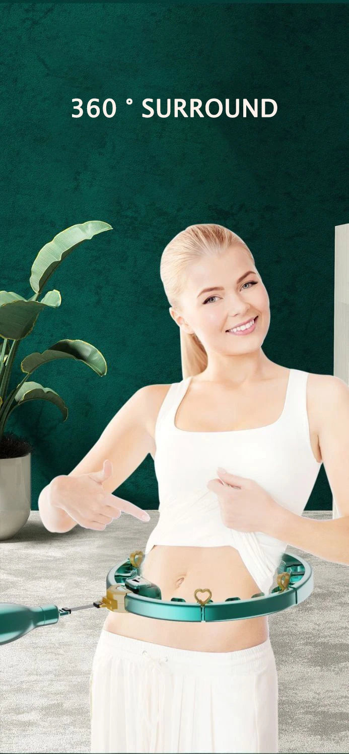 Intelligent Exercise Hoops for Abdominal Tightening, Weight Loss, Waist and Belly Slimming Without Damaging The Waist
