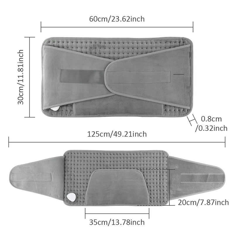 Electric Heating Waist Belt Warm Thermal Pad Office Home Temperature Control Waist Belt Warming Back Hand Warmer
