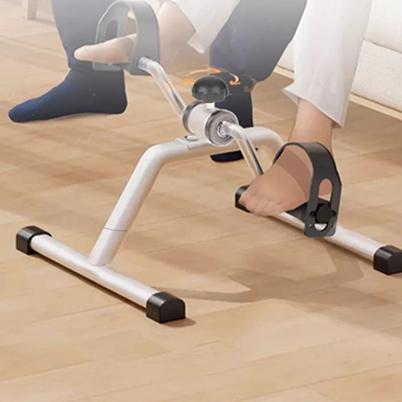 Portable Pedal Exerciser Mini Exercise Bike Adjustable Resistance Mini Bicycle Trainer Non Slip for Indoor Leg Rehabilitation