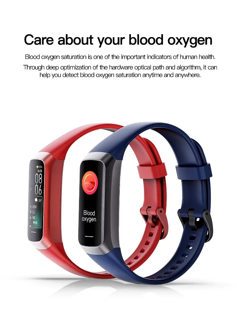 1.1 Inch Amoled Smart Watch Smartwatch Band Women Heart Rate Monitoring Waterproof Men Smart Bracelet Sport Fitness Tracker