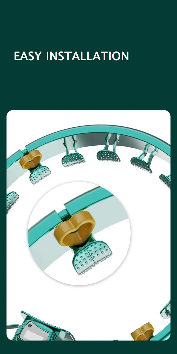 Intelligent Exercise Hoops for Abdominal Tightening, Weight Loss, Waist and Belly Slimming Without Damaging The Waist