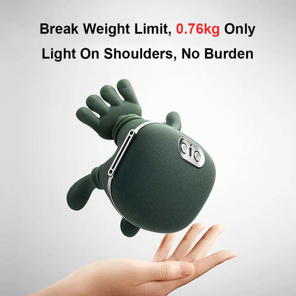Electric Neck and Shoulder Massager Cervical Spine Massager Trapezius Kneading Muscles Heated Back Massagers Pillow Relaxation
