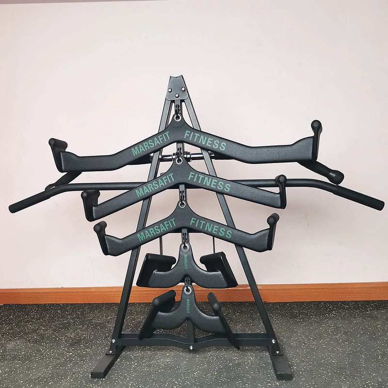Detachable Floor/Wall Style Fitness Equipment Accessories Handle Placement Rack Gym Resistance Belt Storage Rack Space Saving