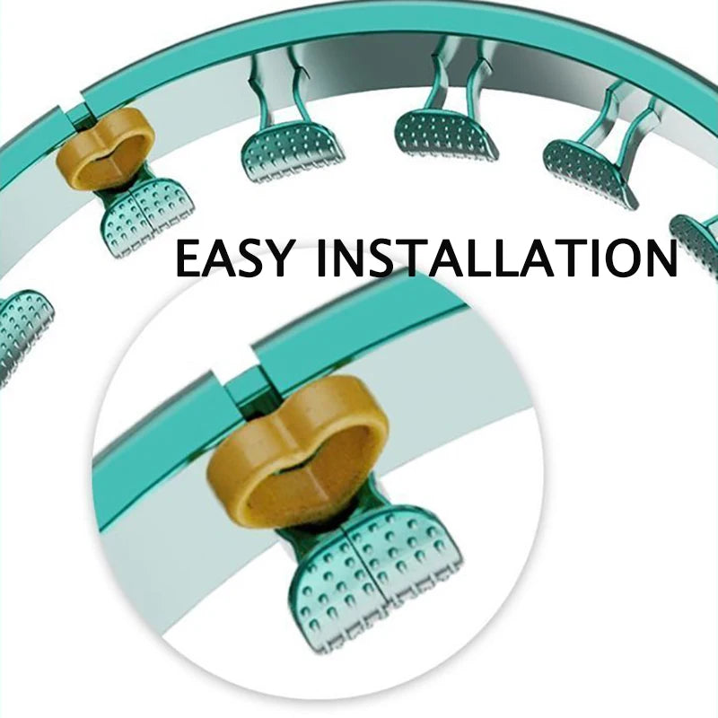 Intelligent Exercise Hoops for Abdominal Tightening, Weight Loss, Waist and Belly Slimming Without Damaging The Waist