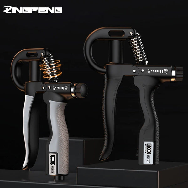 5-120Kg Handgrip Gym Fitness Men Adjustable Finger Heavy Exerciser Strength for Muscle Recovery Hand Gripper Trainer