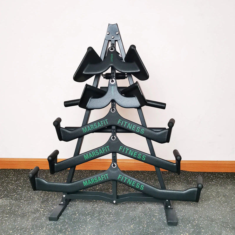 Detachable Floor/Wall Style Fitness Equipment Accessories Handle Placement Rack Gym Resistance Belt Storage Rack Space Saving