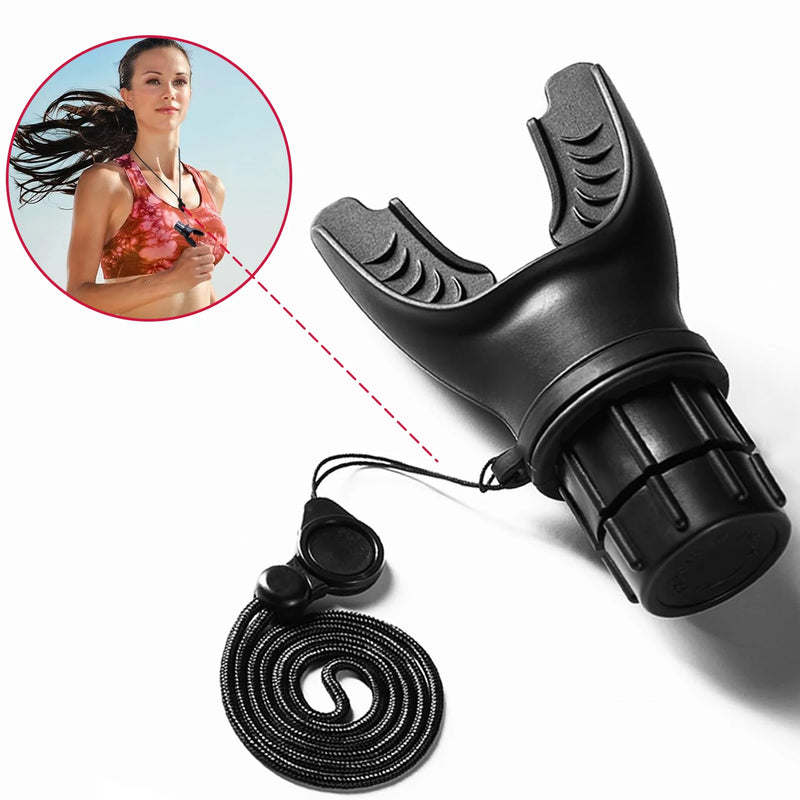 Portable Respiratory Trainer. Improve Breathing Capacity | Adjustable Resistance, Adjustable to Different Fitness Needs