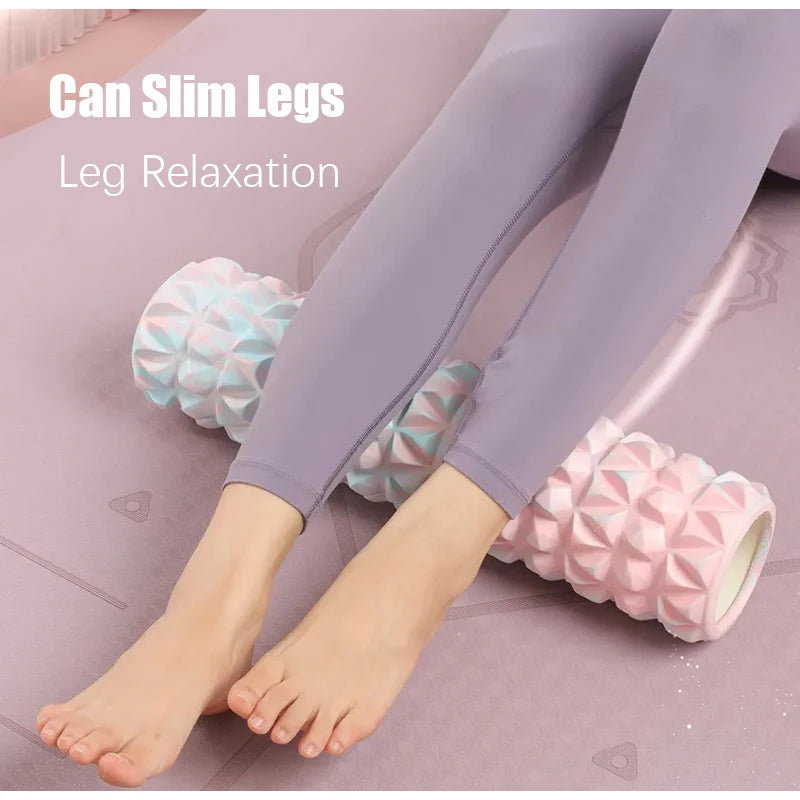 Yoga Column Foam Muscle Roller Fitness Pilates Yoga Massage Roller Stick Trigger Point Anti Cellulite